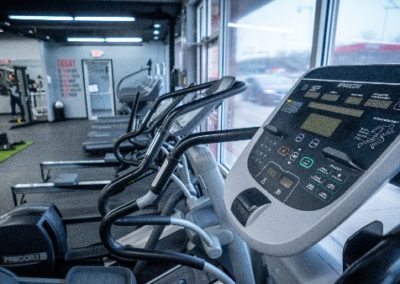 cardio machines in a gym morton grove steel fitness treadmill